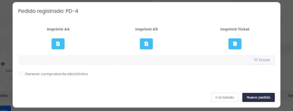 Documentos pre-venta: Pedidos — captura 4