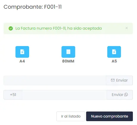 Cómo emitir comprobantes por pagos anticipados y su deducción — captura 13