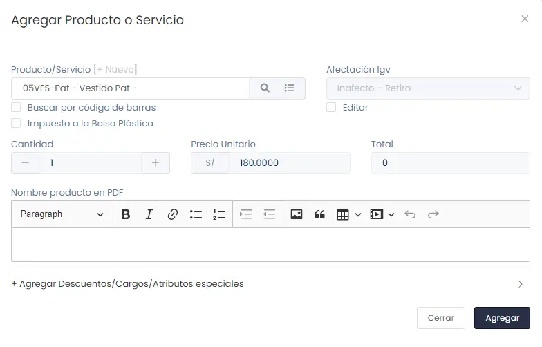 Cómo emitir comprobantes electrónicos: Facturas y Boletas — captura 6