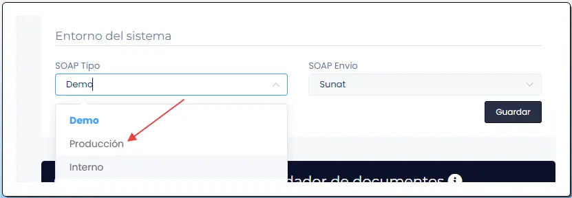 Paso 2: Configurar usuario secundario SUNAT en FactuHost — captura 6