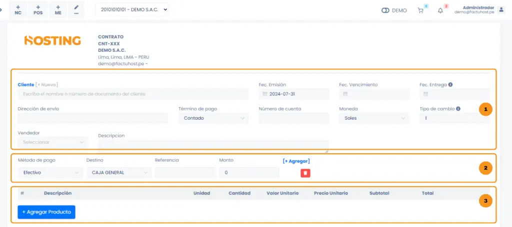 Documentos pre - venta: Contratos — captura 2