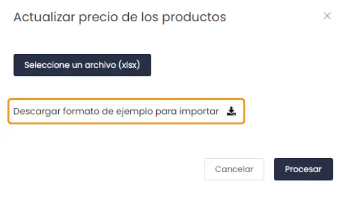 Productos: Actualizar Precios Masivamente — captura 2