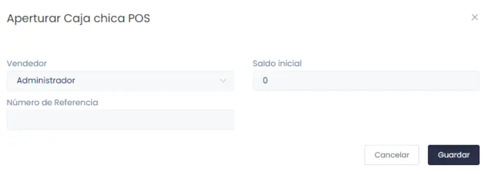 Abrir una caja y exportar reportes — captura 2