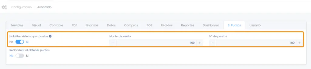 Acumular puntos por compras y canjearlos — captura 3