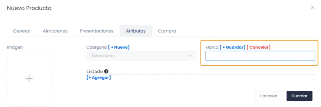 Creación avanzada de productos — captura 8