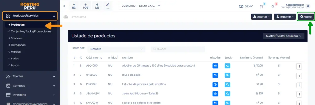 Gestionar mis series — captura 1