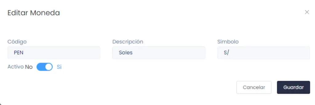 General: Lista de monedas — captura 3