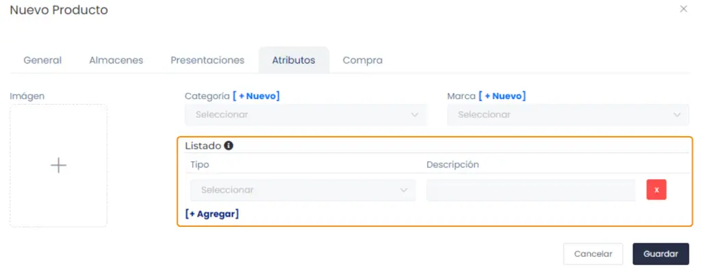 Creación avanzada de productos — captura 9