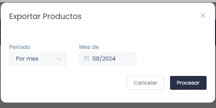 Listado de productos — captura 5