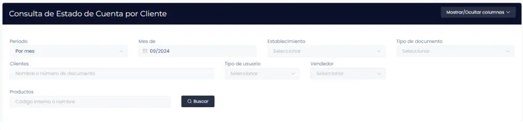Ventas: Estado de cuenta — captura 3