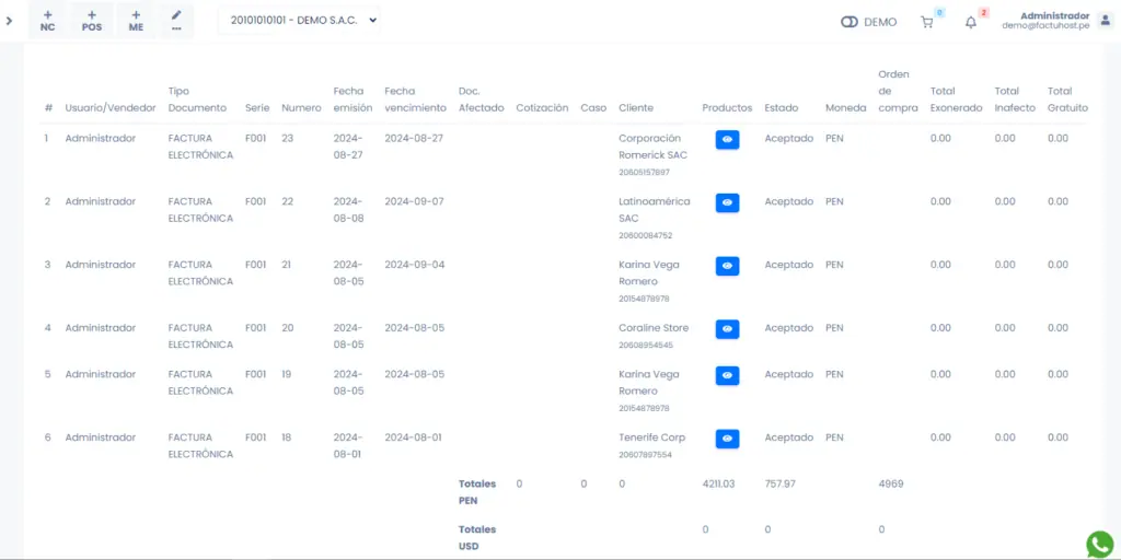 Venta: Documentos — captura 4