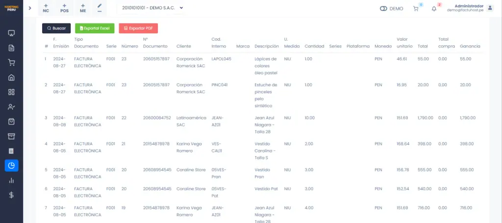 Ventas: Producto — captura 4