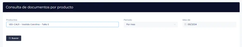Compras: Búsqueda individual de Producto — captura 3
