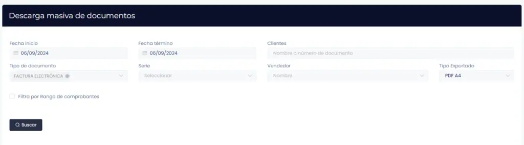 General: Descarga masiva de documentos — captura 3