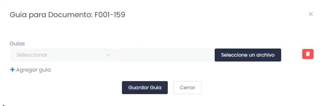 Lista de compras: Acciones — captura 3