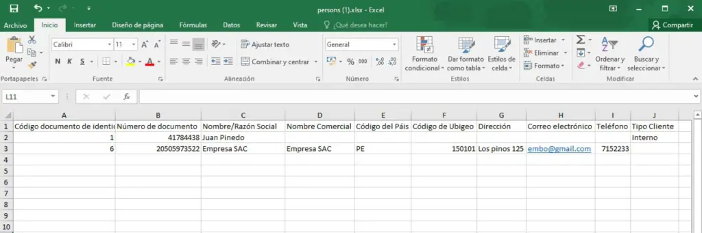 Proveedores: Importación masiva — captura 3