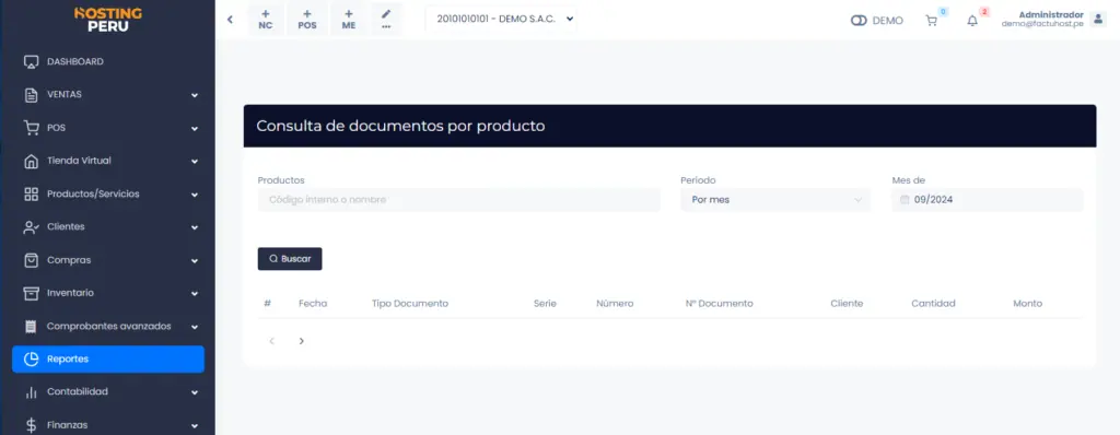 Compras: Búsqueda individual de Producto — captura 2