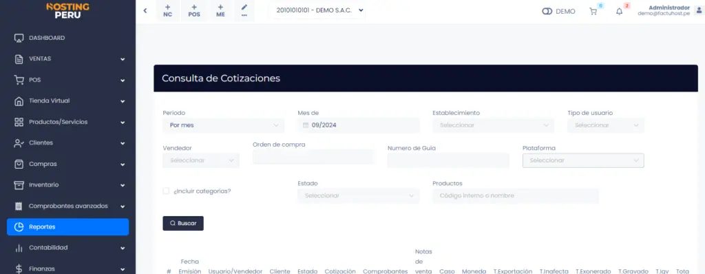 Ventas: Cotizaciones — captura 2