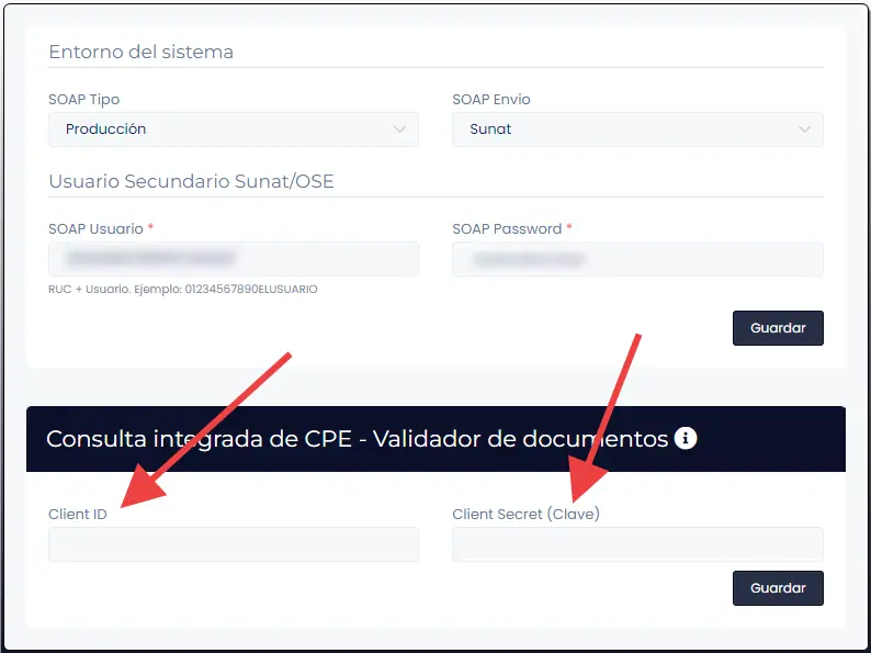 Paso 3: Configurar el Validador de documentos electrónicos — captura 11